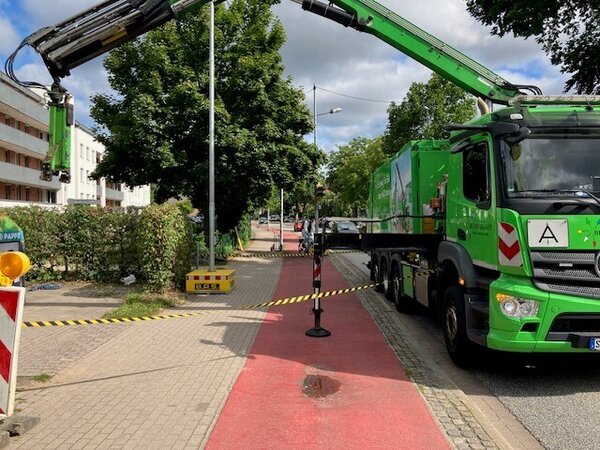 Ulzburger Stra�e wertstoffinsel